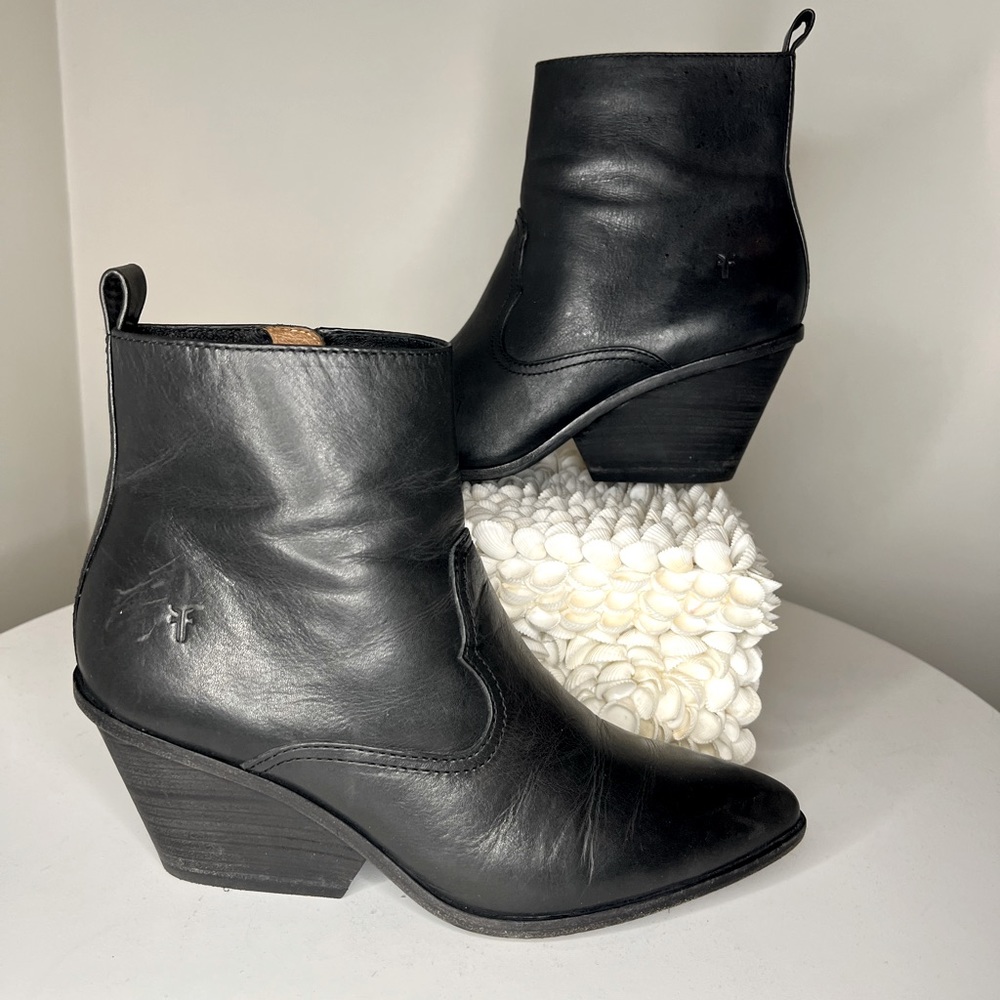 Frye Black Booties